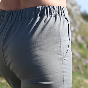 Cotton trousers ROCKY.T GREY Small Size Climbing, hiking, outdoor, high waist trousers image 3