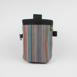 JAMAICA - JACQUARD Chalk Bag with soft fleece lining, Rock Climbing Chalk Bag, Vegan Chalk Bag, Kreidetasche, Sac de Craie