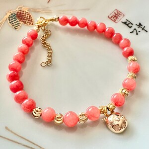 Lucky cat/ Maneki neko/ lucky cat bracelet/ kawaii /