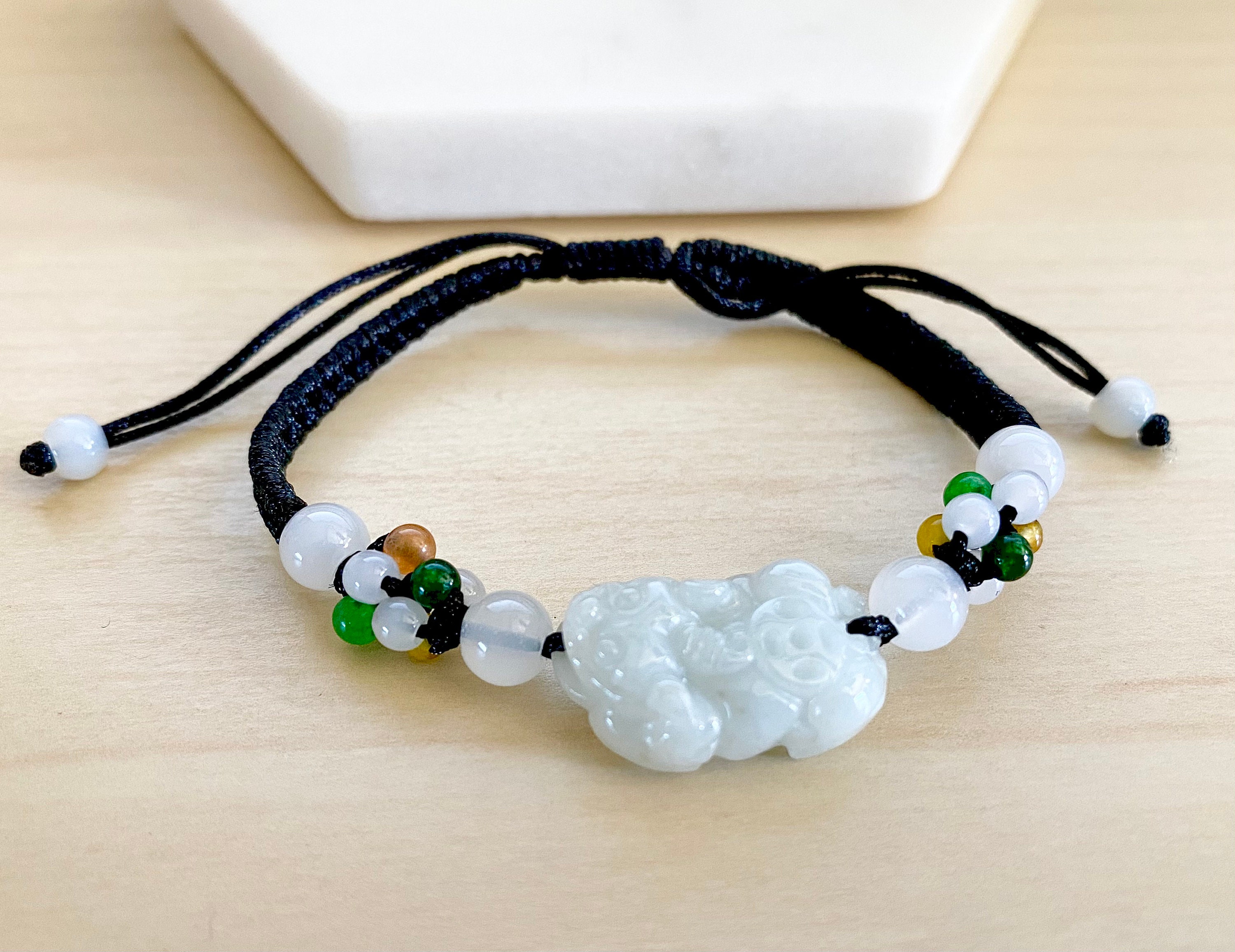 Pixiu Jade/natural jade bracelet | Etsy