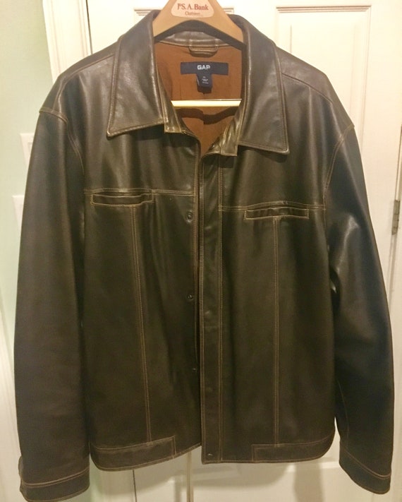 the gap leather jacket