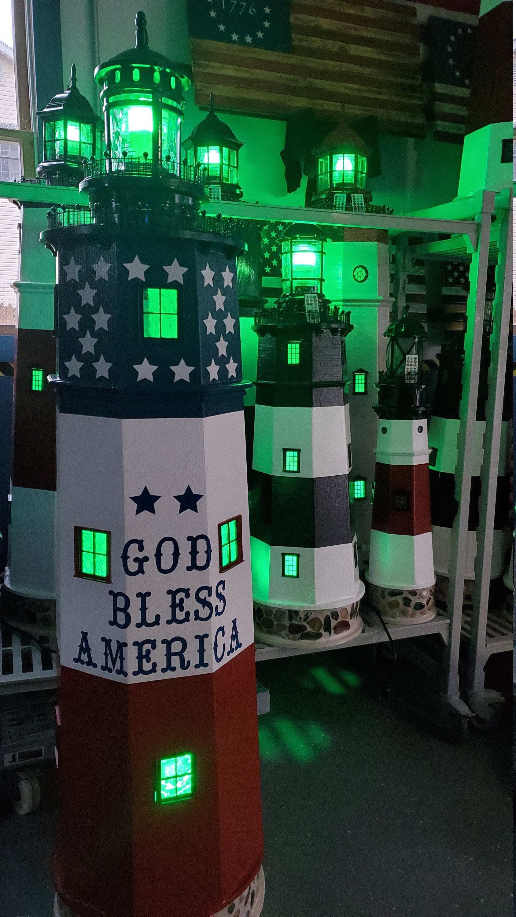 7 Foot Custom Lighthouse, Barnegat Model, Marine Grade, New Light - Etsy