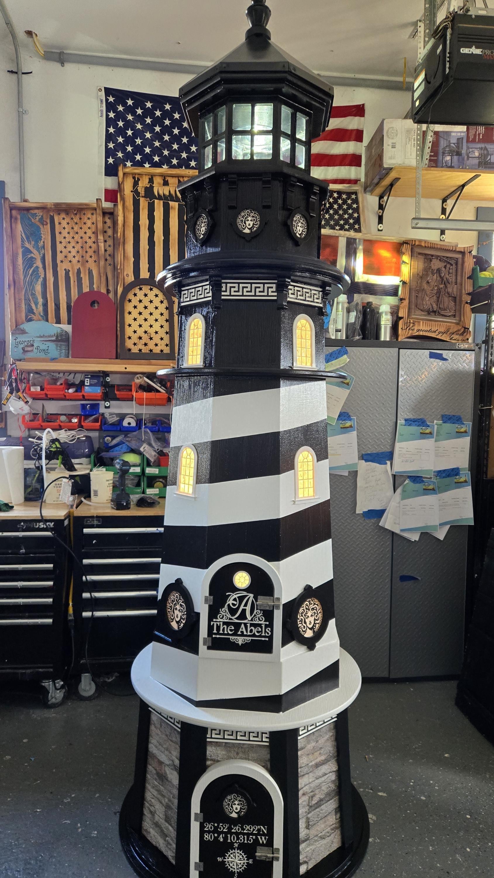 Custom Built Lighthouses 4 to 16 Feet Solar and Electrical. - Etsy