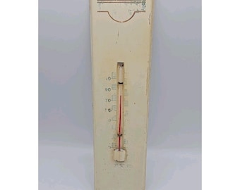 Vintage 1950s Standard Oil Advertising Thermometer Sign Torch Made In USA