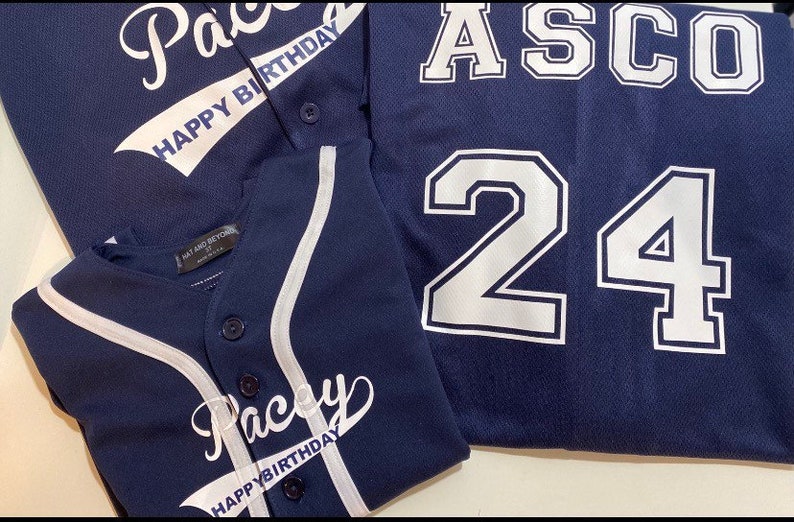 Kids Customized Baseball Jerseys Front & Back Design