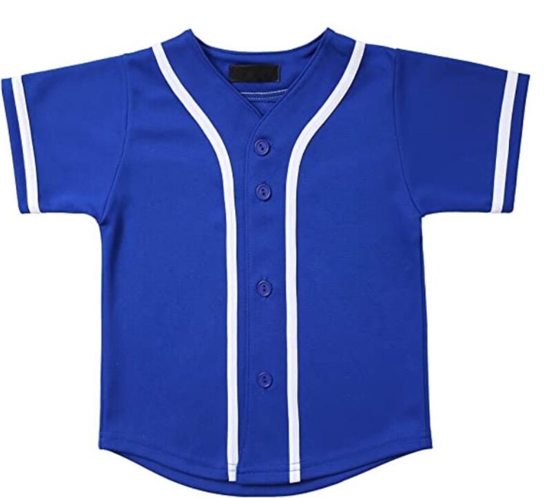 Kids Customized Baseball Jerseys Back Design Only