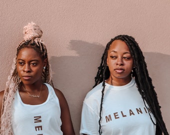MELANIN Tshirt Minimalistic design