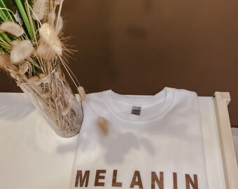Long sleeve, MELANIN Tshirt Minimalistic design