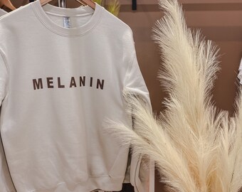 Melanin minimalist sweatshirt