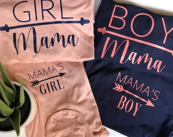 Girl Mom, Boy Mom Mother's Day shirt