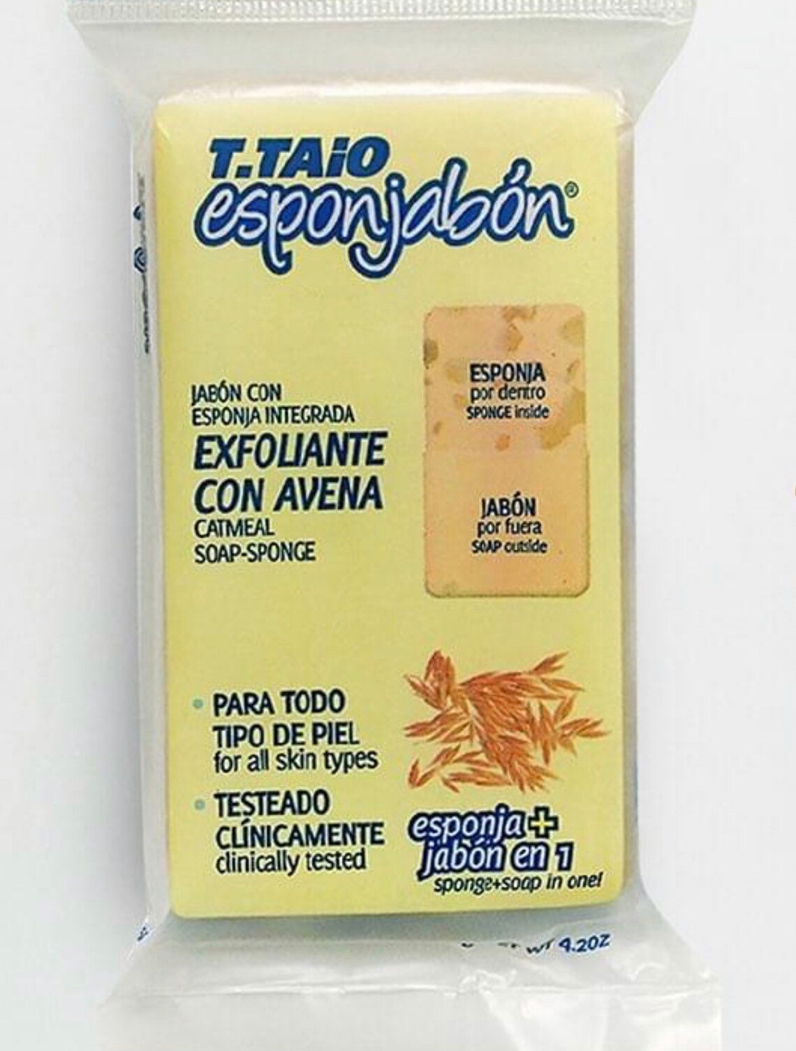 T.taio Esponjabon Oatmeal Soap Avena Etsy