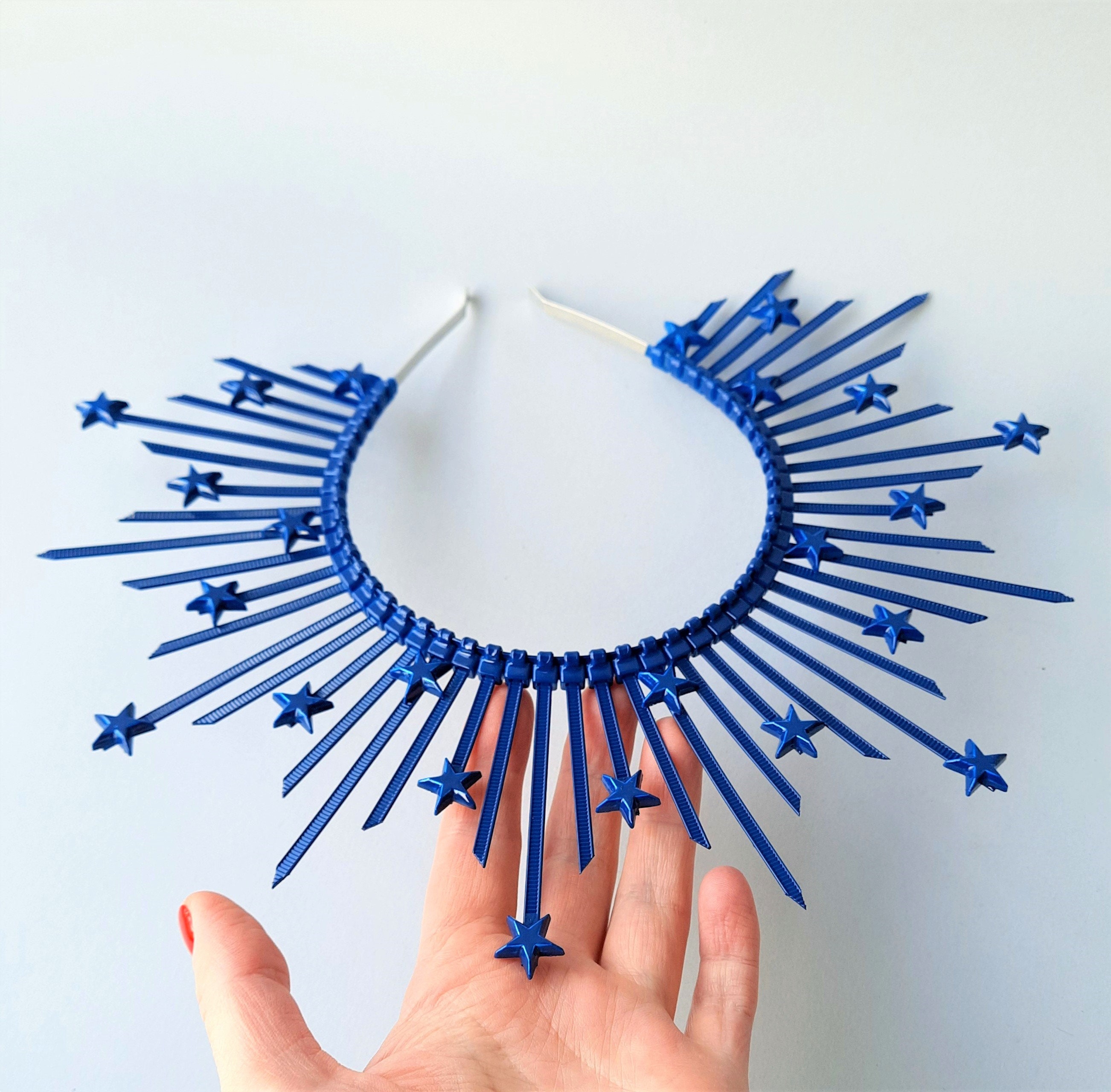 Corona Aureola BLESSUME In Lega Dorata | Copricapo Dea Per Feste E Costumi - Foto 9