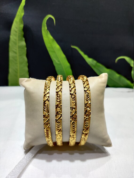 Wedding Bangles/kada Gold Plated 