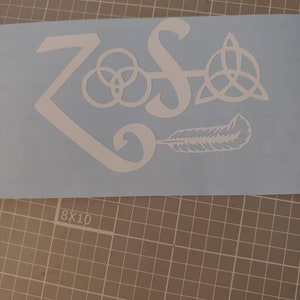 ZOSO vinyl decal