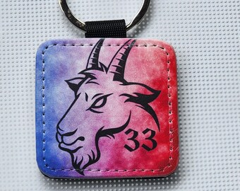 Billy Strings Goat Keychain