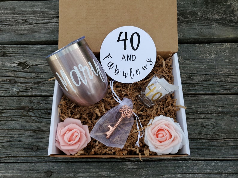 40th Birthday Gifts 40th birthday gift box for women unique gifts for