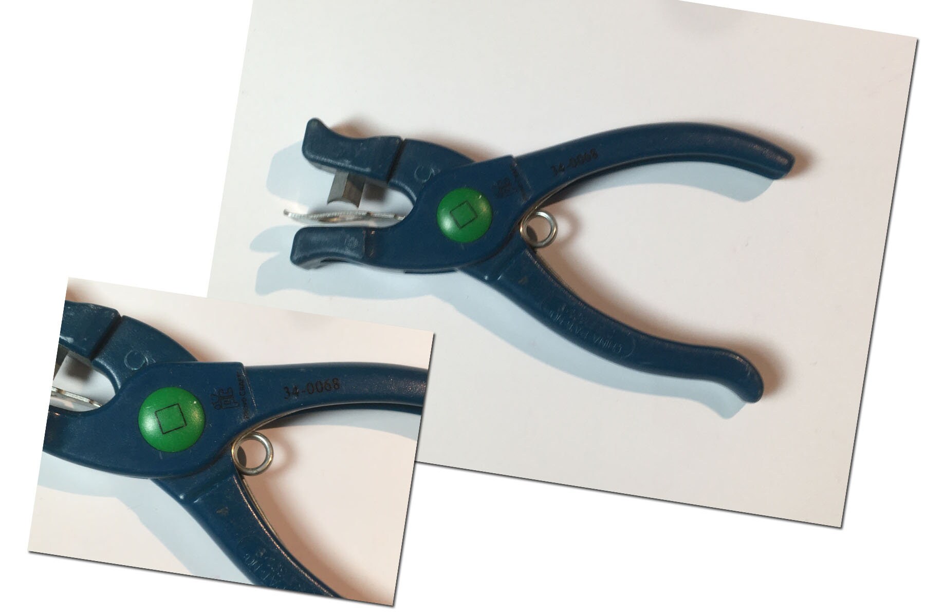 Fiskars Hand Punch Oval shaped hole puncher cuts paper Etsy