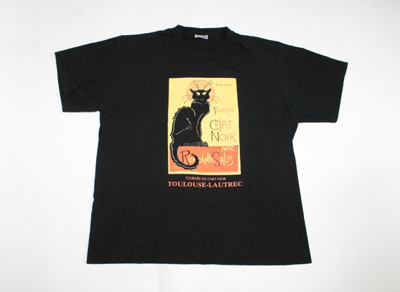 90s Tournee Du Chat Noir Shirt Le Chat Noir Shirt Mens Size L