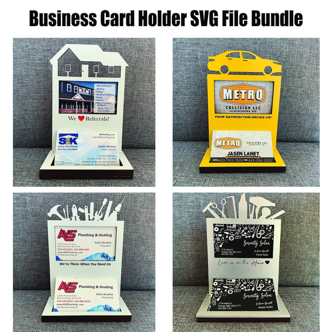 Business Card Holder SVG Business Card Holder Card Holder Etsy