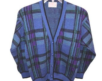 Petite Blue Purple Plaid Virgin Wool - Etsy