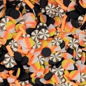Halloween Fake Sprinkles: Candy Corn Mix, Fake Bake & Slime Supplies