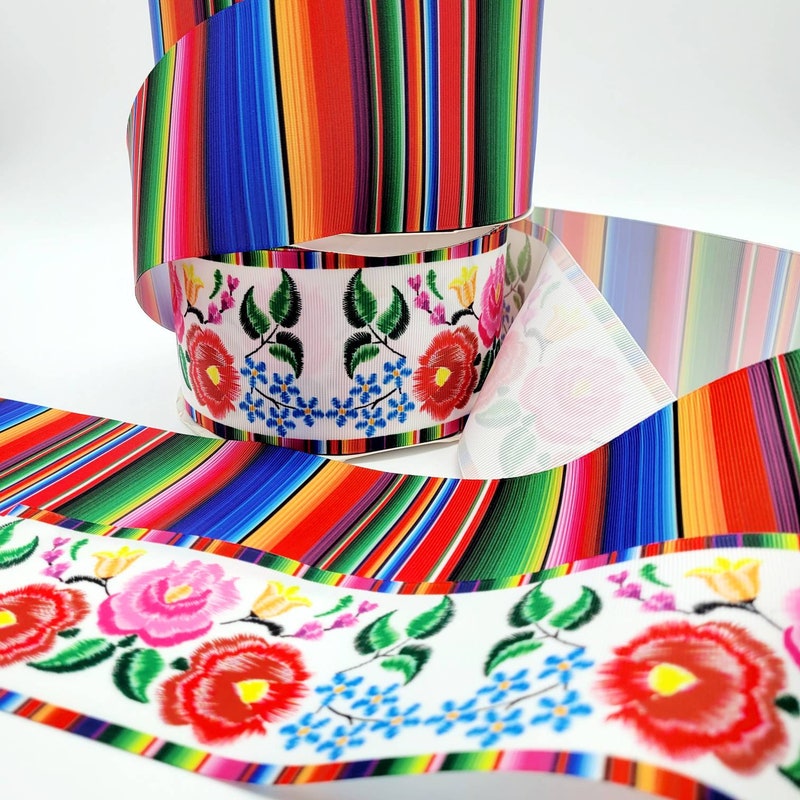 Mexican Floral Ribbon - Etsy