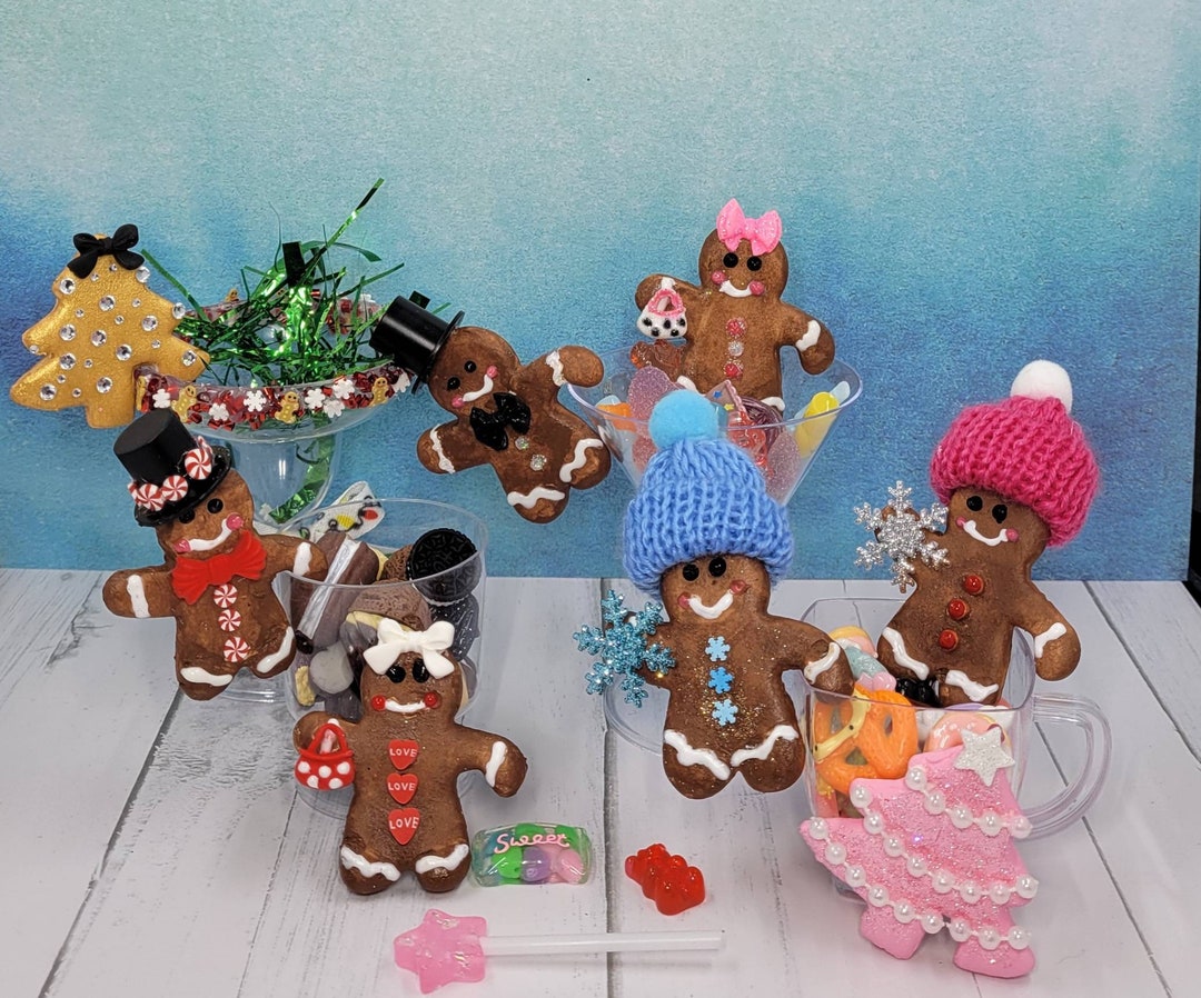 Gingerbread Mug Hugger Christmas Mug Hangers Fake Cookie Etsy