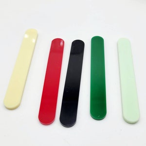 Mini Pop Sticks, Reusable Cake Pop Sticks, Makeup Sticks, Kid Craft Sticks, Acrylic Sticks, Baking Treat Sticks,  Glow in the Dark Stick