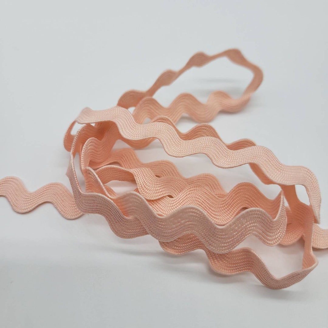 Peach Coloured Ric Rac 8mm Wavy Ric Rac Trim – Peachy Peach Sewing Crafts (by the Yard) - Etsy