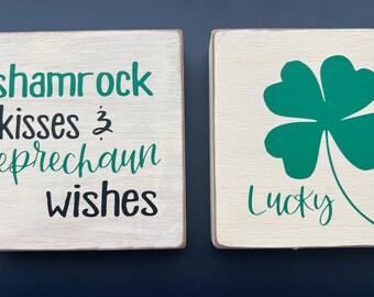 St Patrick’s Day and Easter wooden sign