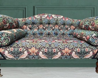 I'M NEW!! Small Occasional Sofa Seat in a William Morris