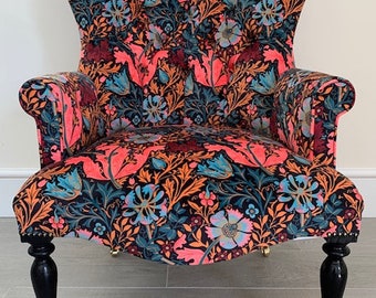 Floral Armchair Etsy