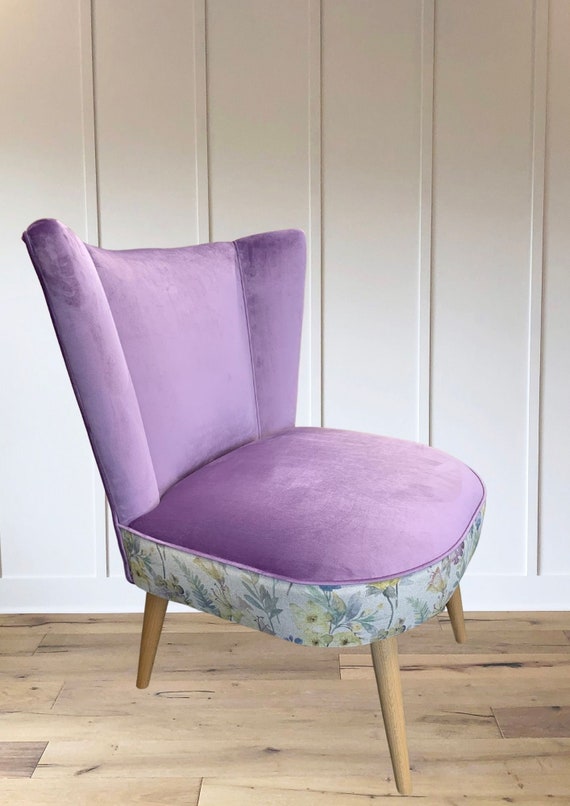 Floral cheap cocktail chair