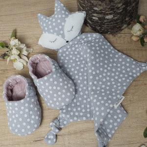 Animal lovey, Animal blanket, Security blanket, Organic, Muslin, Double gauze, Fox lovey, Baby gifts, Baby toy, Baby blanket, Comforter