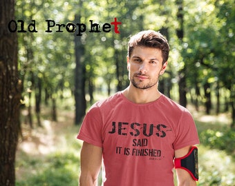 Jesus said it is finished / christian shirt / mens shirt /faith based shirt /christian gift/ Inspirational tee / Jesus t shirt / dad  gift