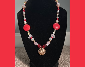 Valentine's Day Necklace and Earring Set