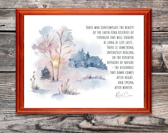 Citations De Rachel Carson Etsy