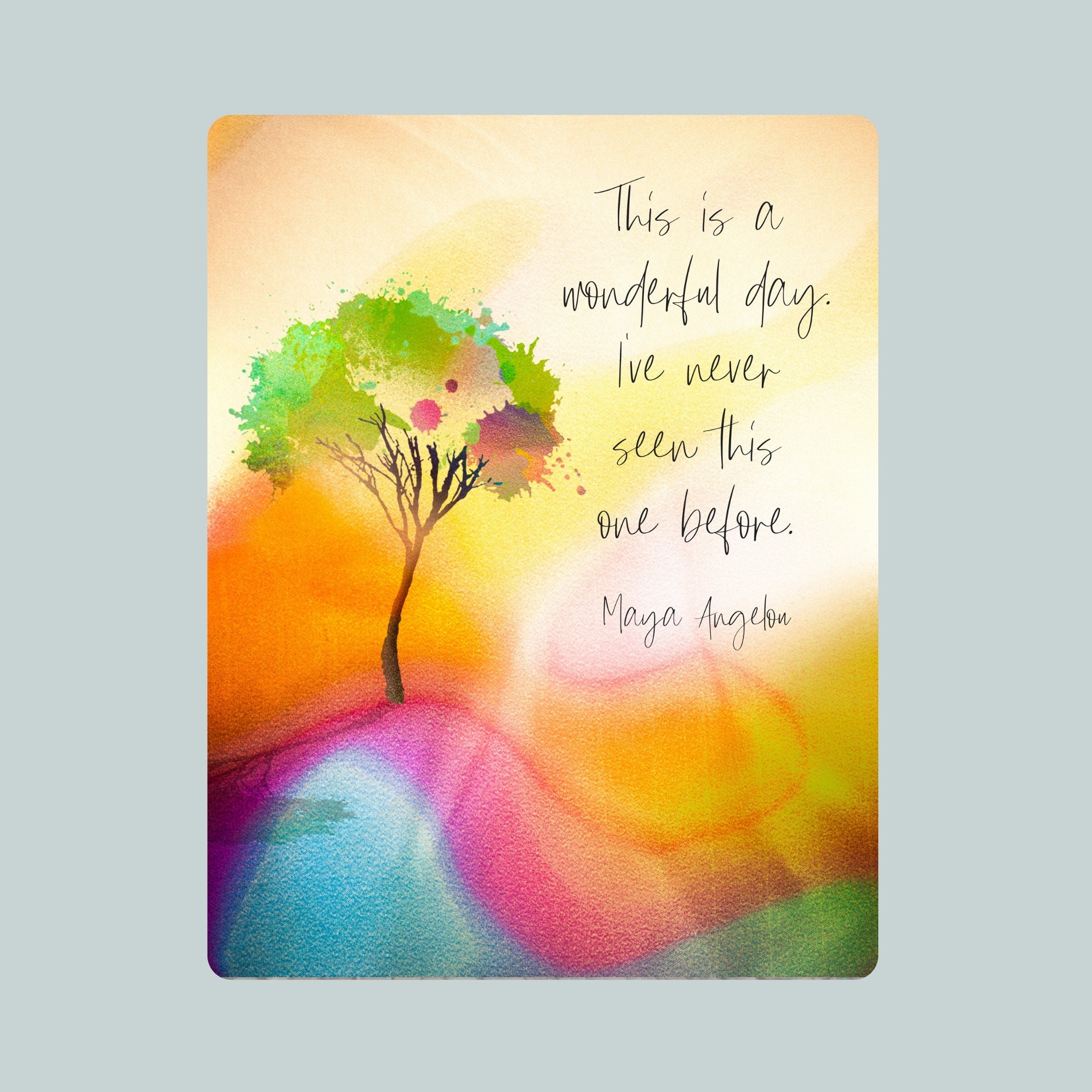 Maya Angelou Quote Gift Magnet This is a Wonderful Day. I've Never Seen  This One Before. Gratitude & Mindfulness Gift for Her -  Canada