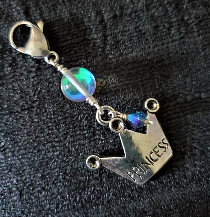 Aromatherapy Dog Collar Charm Princess Crown ReikiInfused Etsy