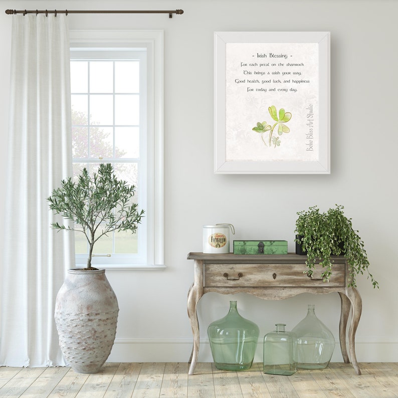 Irish Blessing Wall Art Print Ireland Lover Gift for Each Etsy