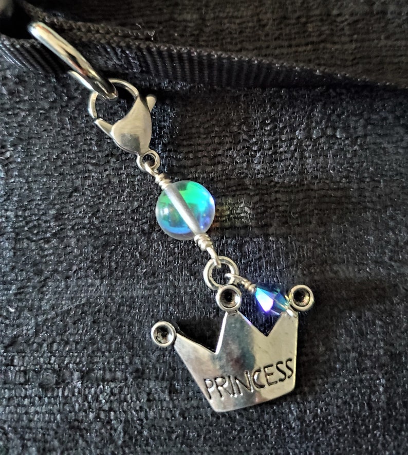 Aromatherapy Dog Collar Charm Princess Crown ReikiInfused Etsy