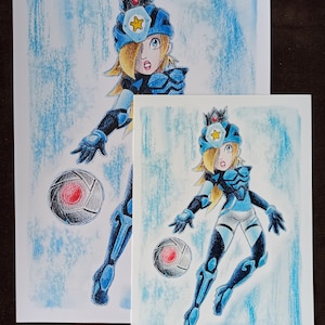 Rosalina Mario Strikers fanart print