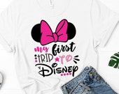 my first disney trip SVG, disney svg, eps, dxf, png file, Silhouette, Cricut, mini mouse, micky mouse