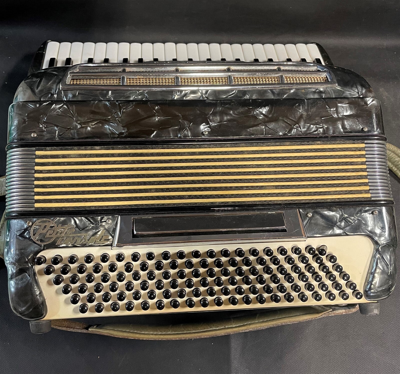 Vintage Lo Duca Bros Milwaukee Accordion and Hard Music Case