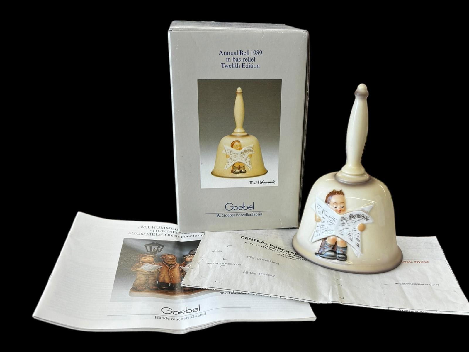 Goebel Hummel Bell 1989 (DEB) Goebel Hummel Bell 1989 (DEB)