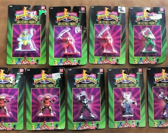 9 Bandai Mighty Morphin Power Rangers & Space Aliens 1993 Actionfiguren in Pack Lot 2