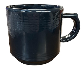 Fiesta - Slate Grey/Gray Stackable Mug Homer Laughlin HLC Ceramic Coffee Cup