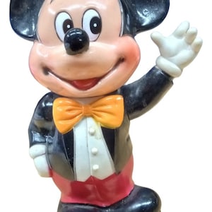 Mickey Mouse Coin Bank Vintage Collectible Decorative Money Storage
