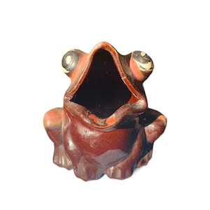 Frog Planter Mini Room Decor Pink Marble Succulent Pot Pen Holder Home Decor