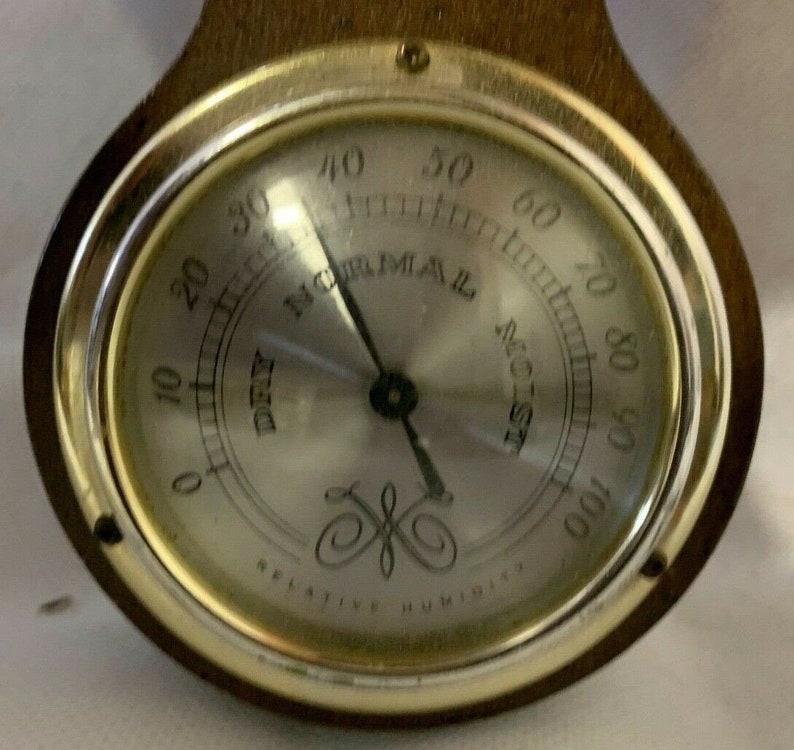 Vintage Airguide Wooden Barometer Made in Japan With Etsy